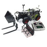 JDM-128 1/14 Metal RC Telescopic Hydraulic Forklift Multifunctional Model 4-Way Vavles Differential Lock 2Axles Steering