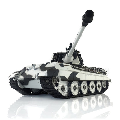 Henglong 1/16 TK7.0 Plastic German King Tiger RTR RC Tank Model 3888A Sound Light Smoke BB Infrared Combat Metal Barrel