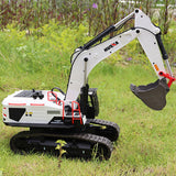1/14 HUINA RC Metal Excavator Model Toys 1594 Radio Control Digger Light Sound Battery