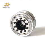 JDM Metal Front/Rear Wheel Hubs for 1/14 RC Dumper Tractor Truck Construction Vehicle High-end Model Enthusiasts