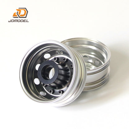 TOUCAN RC HOBBY JDM Metal Front/Rear Wheel Hubs for 1/14 RC Dumper Tractor Truck Construction Vehicle High-end Model Enthusiasts