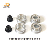 JDM Metal Front/Rear Wheel Hubs for 1/14 RC Dumper Tractor Truck Construction Vehicle High-end Model Enthusiasts