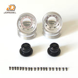 JDM Metal Front/Rear Wheel Hubs for 1/14 RC Dumper Tractor Truck Construction Vehicle High-end Model Enthusiasts