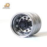 JDM Metal Front/Rear Wheel Hubs for 1/14 RC Dumper Tractor Truck Construction Vehicle High-end Model Enthusiasts
