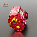JDM 540 Brushed Motor/2-Speed Transmission for 1/14 RC Crawler Exploration Vehicle Scale Model Industrial Site