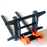 JDM Rubber Tyre/Metal Forklift/Manual Quick Release/Bucket/Cylinder/Relief Valve for 1/14 RC Loader Dump Truck Indoor Play