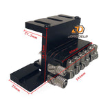 JDM 4CH/3CH Hydraulic Directional Valve for 1/14 RC Excavator Construction Engineering Vehicle Parts DIY Composite Model