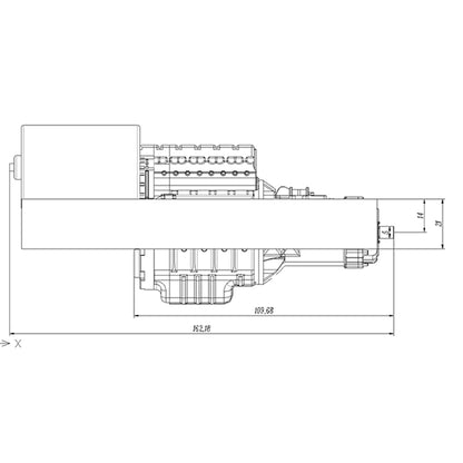 JDM Automatisches stufenloses Getriebe mit gebürstetem Motor für RC-Sattelzugwagen im Maßstab 1:14, TAMIYA LESU, Fernbedienungsmodell