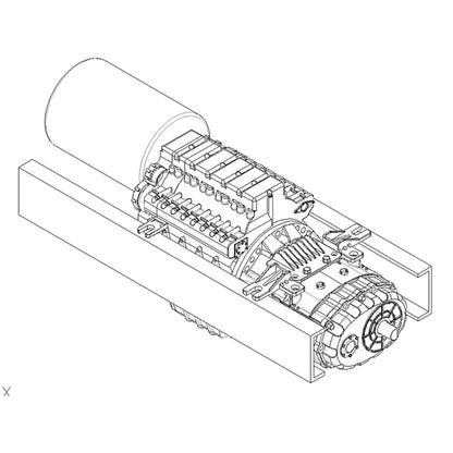 JDM Automatisches stufenloses Getriebe mit gebürstetem Motor für RC-Sattelzugwagen im Maßstab 1:14, TAMIYA LESU, Fernbedienungsmodell