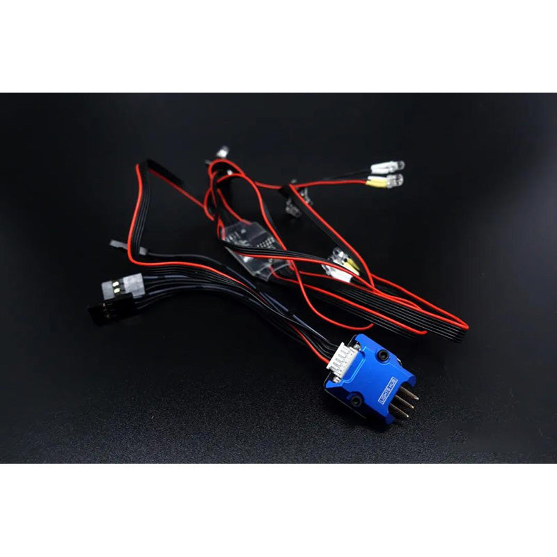 CAPO Werkzeugkasten TrailerHitch Gepäckträger Lichtsystem Rutschfeste Fußplatte für 1/18 CUB1 RC Crawler Modellautos Gepäckanhänger Teile