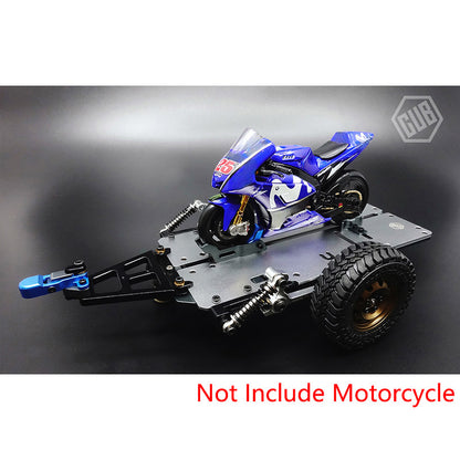 CAPO Werkzeugkasten TrailerHitch Gepäckträger Lichtsystem Rutschfeste Fußplatte für 1/18 CUB1 RC Crawler Modellautos Gepäckanhänger Teile