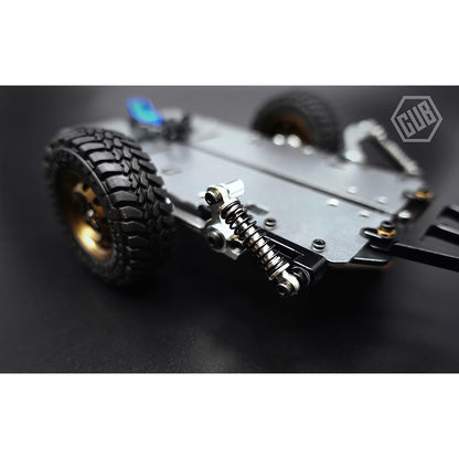 CAPO Werkzeugkasten TrailerHitch Gepäckträger Lichtsystem Rutschfeste Fußplatte für 1/18 CUB1 RC Crawler Modellautos Gepäckanhänger Teile