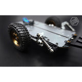 CAPO Tool Box TrailerHitch Luggage Rack Light System Antiskid Foot Plate For 1/18 CUB1 RC Crawler Model Cars Luggage Trailer Parts