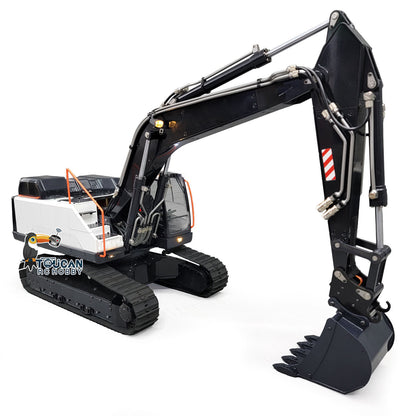 1/14 RC Hydraulikbagger EC380 Raupenbagger, kabellose elektrische Steuerung, Baggermodell, lackiert und montiert, mit Metalleimern, Metallaufreißer