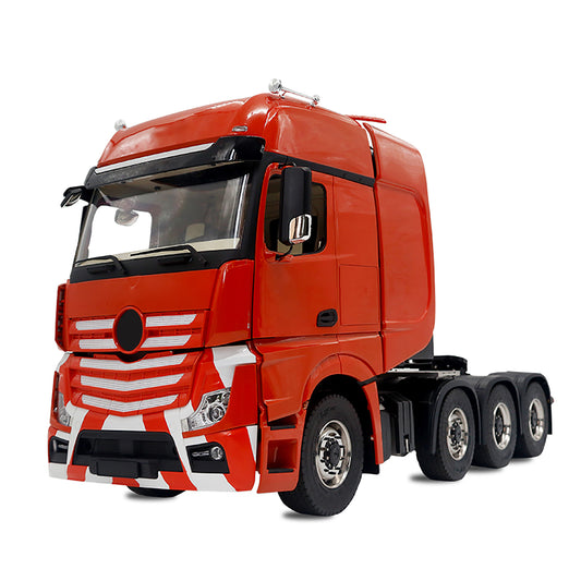1/14 Metal 8x8 RC Tractor Truck Remote Control Car Differential Lock Motor Servo with Light System Sound Syste