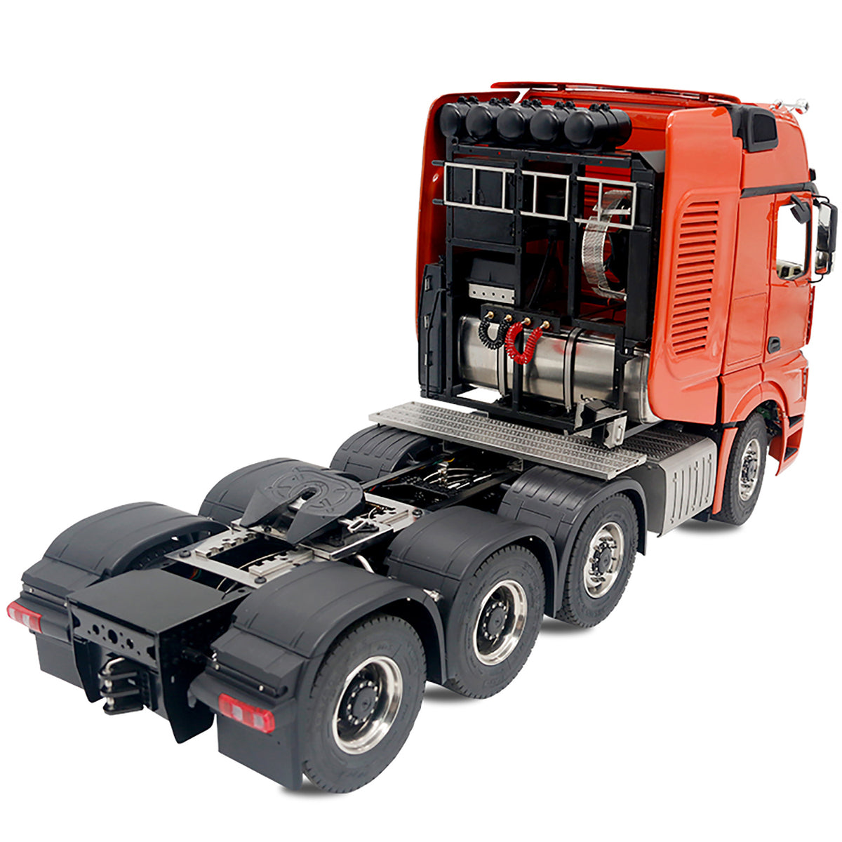 1/14 Metall 8x8 RC Traktor LKW Fernbedienung Auto Differentialsperre Motor Servo mit Lichtsystem Soundsystem