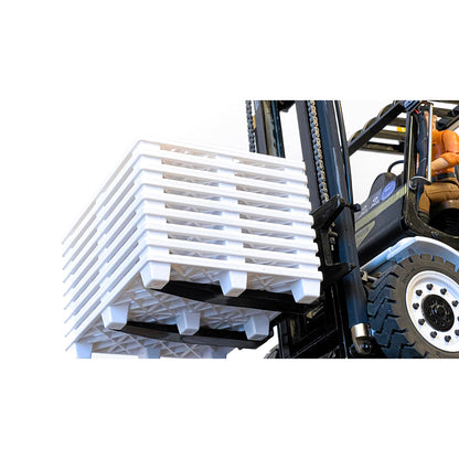 KABO Kabolite Rote Kunststoffpaletten 10 Stück für LESU-Fahrzeuge im Maßstab 1:14, ferngesteuerter Gabelstapler, Tamiya RC-LKW-Automodelle