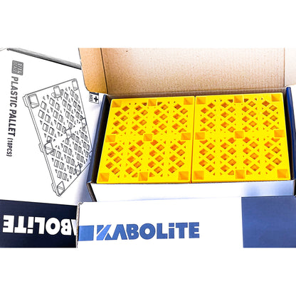 KABO Kabolite Rote Kunststoffpaletten 10 Stück für LESU-Fahrzeuge im Maßstab 1:14, ferngesteuerter Gabelstapler, Tamiya RC-LKW-Automodelle