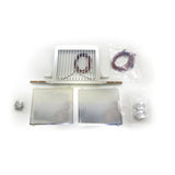 Degree Engine Air Intake Grille Cover With LED Wires For 1/14 Scale 56301 King 56344 RC Tractor Truck Models