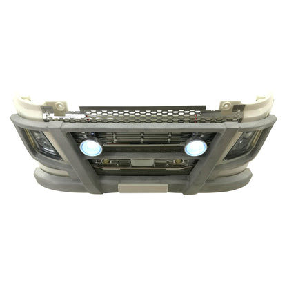 Grad Led Licht Metall Frontstoßstange DIY für Maßstab 1:14 RC Traktor LKW Baufahrzeug Modell Tamiya 56360