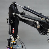 1/14 EC380 RC Hydraulikbagger Metallketten 3 Arme Fernbedienung Bagger montiert mit Nivellierungsschaufel-Löser-Sender