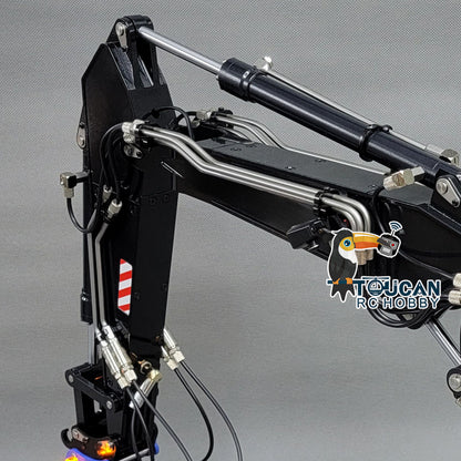 MTM-BA-EC380-3 1/14 Metal Hydraulic RC Crawler Excavator 3-Section Boom w/Hydraulic Grab & 3 Attachments PNP No Battery