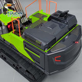MTM EC380 1/14 Metal RC Hydraulic Excavator 6 Way Valve Quick Release Coupler T12D Radio Controller for Construction Collectors