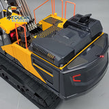 1/14 EC380 RC Hydraulikbagger Metallketten 3 Arme Fernbedienung Bagger montiert mit Nivellierungsschaufel-Löser-Sender