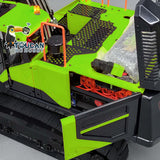 1/14 EC380 RC Hydraulikbagger Metallketten 3 Arme Fernbedienung Bagger montiert mit Nivellierungsschaufel-Löser-Sender