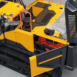 1/14 RC-Hydraulikbagger-Modell, Metall-Funksteuerungsbagger EC380 mit Metall-Greifschaufeln, T12D-Fernbedienung und Empfänger