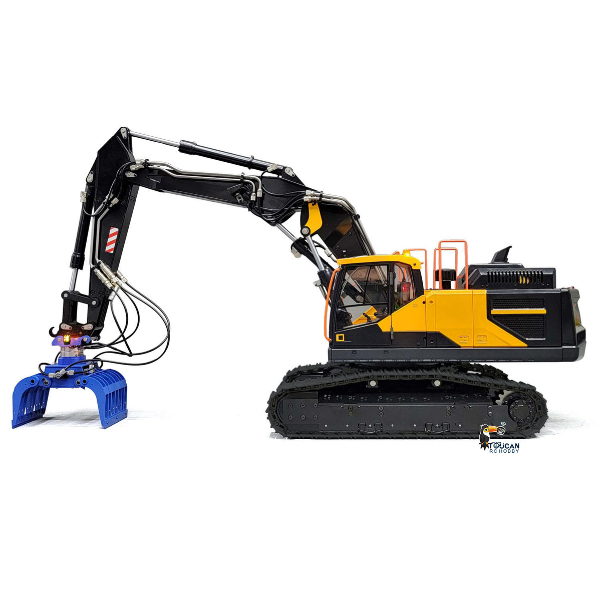 TOUCAN RC HOBBY MTM EC380 Metal 1/14 RC Hydraulic Excavator Remote Control Vehicle 5-ways Reserving Valve T12D Remote Controller for Adults