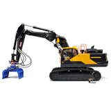 1/14 RC-Hydraulikbagger-Modell, Metall-Funksteuerungsbagger EC380 mit Metall-Greifschaufeln, T12D-Fernbedienung und Empfänger