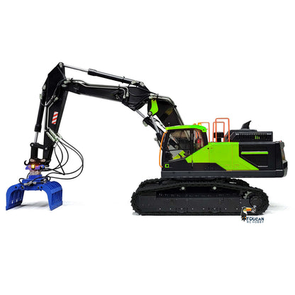 TOUCAN RC HOBBY MTM EC380 Metal 1/14 RC Hydraulic Excavator Remote Control Vehicle 5-ways Reserving Valve T12D Remote Controller for Adults