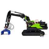 1/14 RC-Hydraulikbagger-Modell, Metall-Funksteuerungsbagger EC380 mit Metall-Greifschaufeln, T12D-Fernbedienung und Empfänger