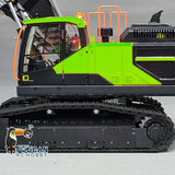 1/14 EC380 RC Hydraulikbagger Metallketten 3 Arme Fernbedienung Bagger montiert mit Nivellierungsschaufel-Löser-Sender
