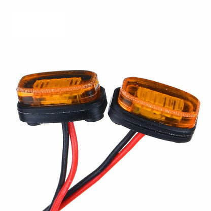 1/14 Skala Kunststoff Grad LED Seitenschweller Licht Markierungslampe für DIY Tamiya 56323 RC Traktor LKW Automodell