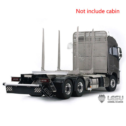 In Stock TOUCAN RC HOBBY LESU 1/14 Metal Chassis 6*6 Motor Light for Radio Controlled Timber Truck Tractor Vehicles DIY Cars