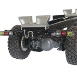 JDM Metal Realistic Tail Beam with Rear Hook/Wheel Hub Suspension Set of 1/14 Remote Control Tractor Truck Upgraded Parts