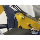 Toucanhobby C374 1/14 Metal RC Hydraulic Excavator RTR 3 Arms Cabin Lift 6 Way Valve Brushless Motor PL18EV Light Sound for Hobbyists
