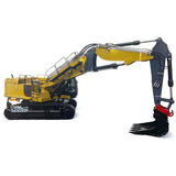 Toucanhobby C374 1/14 Metal RC Hydraulic Excavator RTR 3 Arms Cabin Lift 6 Way Valve Brushless Motor PL18EV Light Sound for Hobbyists