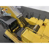 Toucanhobby C374 1/14 Metal RC Hydraulic Excavator RTR 3 Arms Cabin Lift 6 Way Valve Brushless Motor PL18EV Light Sound for Hobbyists