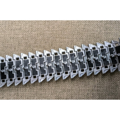 RC Tank 1Pair Metal Tracks With Double Side Rubber for 1/16 Heng Long USA M41A3 Walker Bulldog Radio Control Tanks 3839