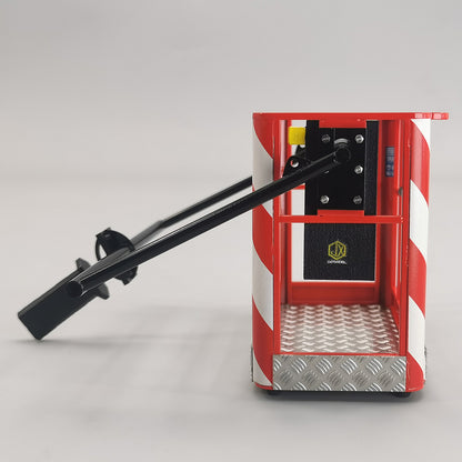 Metall-Bedienkäfig für 1/14 JXMODEL F1650 RC-LKW-Lader Fernbedienung Traktoranhänger Baufahrzeug Schwere Ausrüstung