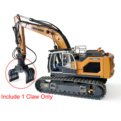 Metal Radio Control Truck Parts Bucket Bearing Wheels Grab for 1/14 RC Hydraulic Excavator 945 Digger Toys Model for Adults