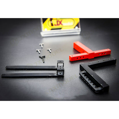 Metallgabel für DIY Modell 1/14 RC Hydraulische Kran F1650 Fernbedienung Traktor Lkw Teile