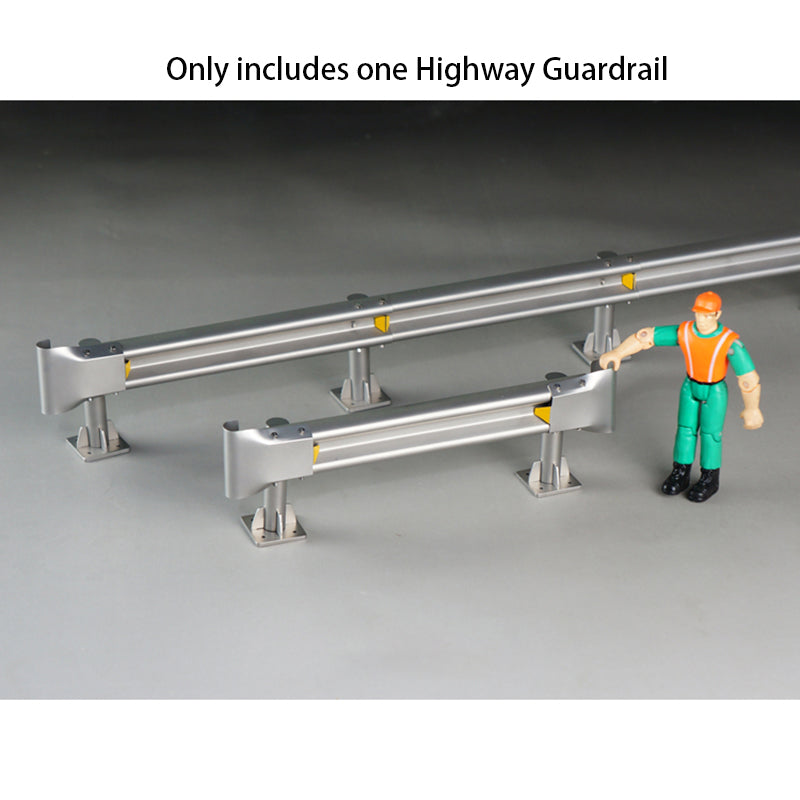 Metall-Autobahn-Leitplanke, Straßensperre, Autobahnzaun für 1/14 RC-Traktor, Fernbedienung, LKW, Auto, Geländewagen, Hobby-Modell