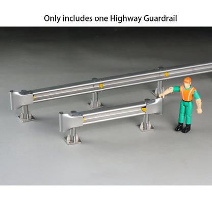 Metall-Autobahn-Leitplanke, Straßensperre, Autobahnzaun für 1/14 RC-Traktor, Fernbedienung, LKW, Auto, Geländewagen, Hobby-Modell