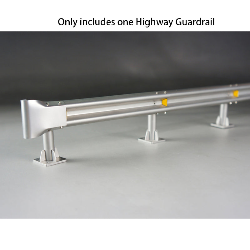 Metall-Autobahn-Leitplanke, Straßensperre, Autobahnzaun für 1/14 RC-Traktor, Fernbedienung, LKW, Auto, Geländewagen, Hobby-Modell