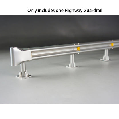 Metall-Autobahn-Leitplanke, Straßensperre, Autobahnzaun für 1/14 RC-Traktor, Fernbedienung, LKW, Auto, Geländewagen, Hobby-Modell