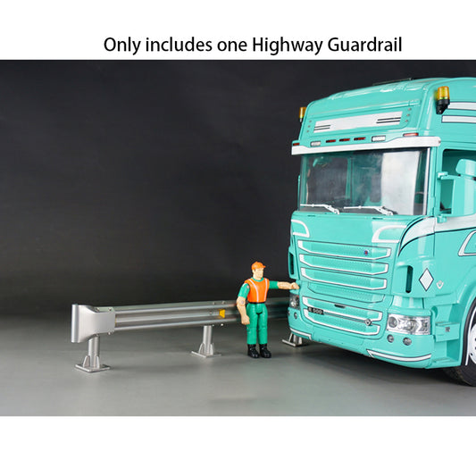 Metall-Autobahn-Leitplanke, Straßensperre, Autobahnzaun für 1/14 RC-Traktor, Fernbedienung, LKW, Auto, Geländewagen, Hobby-Modell